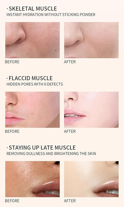 GL-Turelifes Mushroom Head Air Cushion CC Cream Foundation Water Feeling Flawless BB Cream Moisturizing Oil Control,lightweight & Smoothing Natural Face Concealer (F-01 Ivory, 0.53 Oz)
