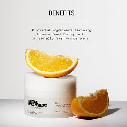 JUNO & Co. Clean 10 & Jade 10 Cleansing Balm 10 Ingredients Makeup Remover Set