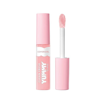 COVERGIRL Clean Fresh Yummy Lip Gloss, Sheer, Natural Scents, Vegan Formula - Coconuts About You
