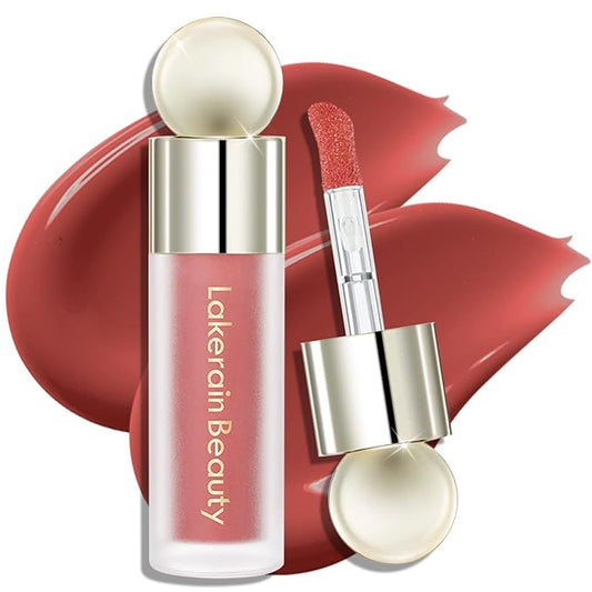Liquid Blush, Natural Matte Velvet Finish, Soft Cream Liquid Face Blush for Cheeks, Skin Tint Rubor Makeup, Long Lasting Lightweight Blendable (#04 Coral Red)