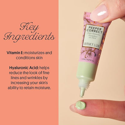 Winky Lux Peeper Perfect Under Eye Concealer (Neutral Beige) and Winky Lux Peeper Correct Green Color Corrector
