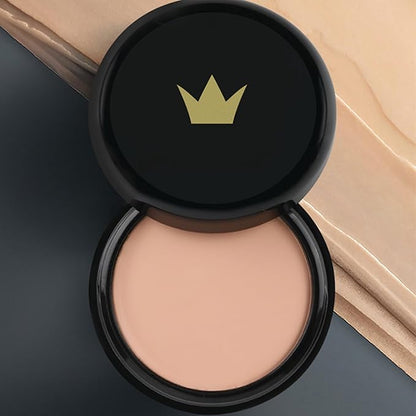Mallofusa Single Color Face Makeup Concealer Foundation Palette Creamy Moisturizing Concealing 0.49oz (Natural)