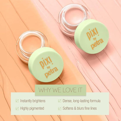 Pixi Beauty Correction Concentrate Duo - Brightening Peach & Awakening Apricot | Under Eye Colour Corrector | Illuminating Concealer | 0.1 Fl Oz Each