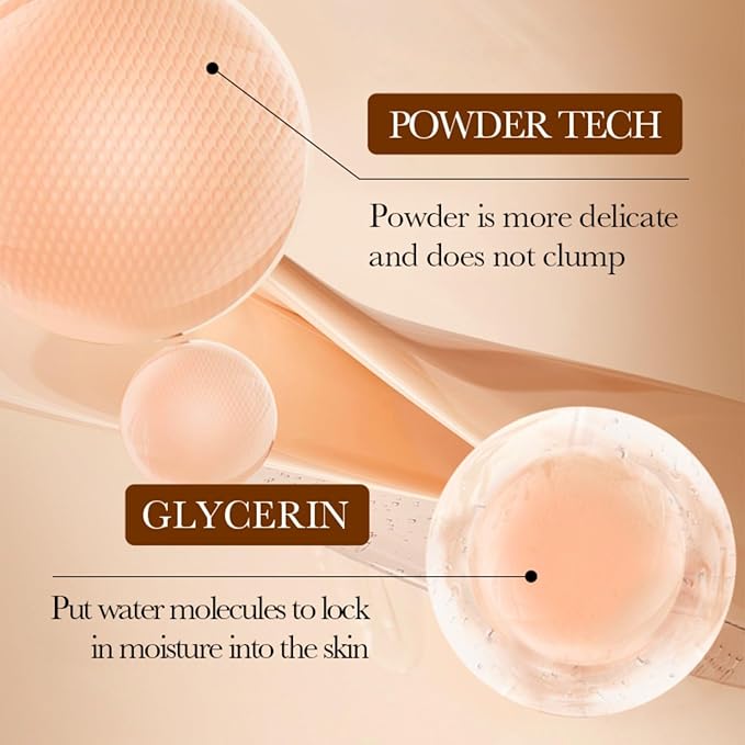 Color Changing Foundation High Coverage Long-Lasting Moisturizing Self Adjusting Foundation BB Cream Suitable for All Skin Types 1.05Oz Natural Colour