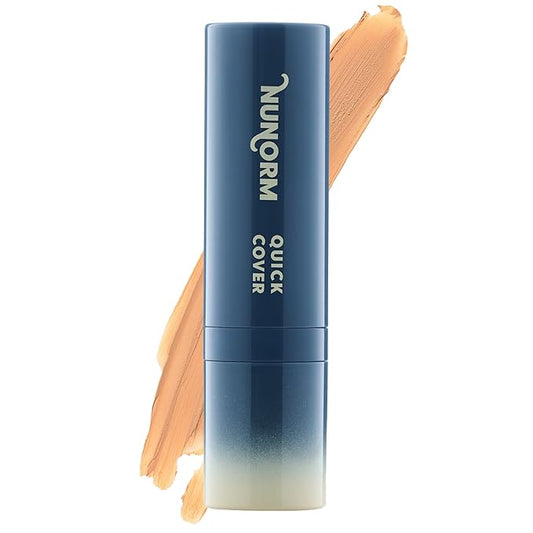 Quick Cover Stick | Lightweight Foundation + Concealer For Men's Skin | Face + Body | 17 Shades | Instantly Covers Blemishes | Natural Matte Finish | Cruelty-Free + Vegan | Portable (Mocha)