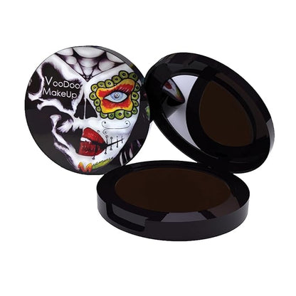 Voodoo Makeup Coconut Cream Foundation in Beautiful Black - Cream to Powder Foundation - Wet or Dry Buildable, Lightweight Foundation for Even Skin