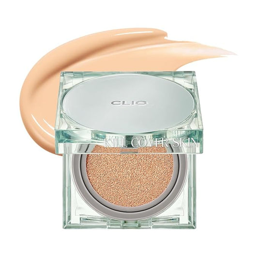 CLIO KILL COVER SKIN FIXER CUSHION (Advanced Version) (23N GINGER, [Refill Included])