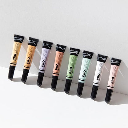 L.A. Girl HD Pro.Conceal, Lavender Corrector GC993 (Pack of 2)