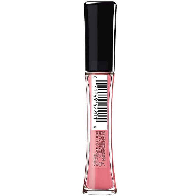 L'Oreal Paris Infallible Pro Gloss Plump Lip Gloss with Hyaluronic Acid, Long Lasting Plumping Shine, Lips Look Instantly Fuller and More Plump, Blossom, 0.21 fl. oz.