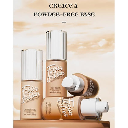 Foundation,Matte Foundation Concealer Full Coverage,Natural,Oil-Control &Waterproof Foundation Makeup For Women. (#103, 40ml)