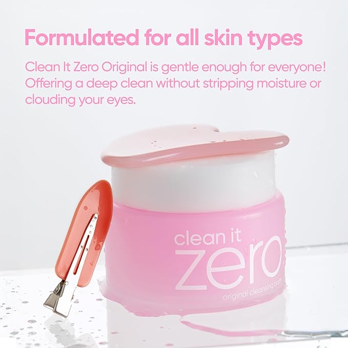 BANILA CO Clean It Zero Original Double Cleanse Set | Original Cleansing Balm 180ml + Foam Cleanser 150ml | Vegan Korean Face Wash for All Skin Types
