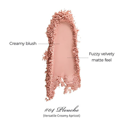 Flower Knows Swan Ballet Embossed Blush 04 Pleuche+Butterfly Cloud Collar Angled Powder Brush Frosty Wisteria