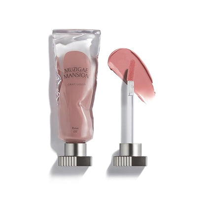 Objet Liquid Lip Stain (Unique Paint Tube Design) – Velvet Matte Tint, Long-Lasting Waterproof Lipstick, Hydrating Korean Makeup, Red & Rose Gloss, K-Beauty (11 POISE, 0.2 Fl oz)