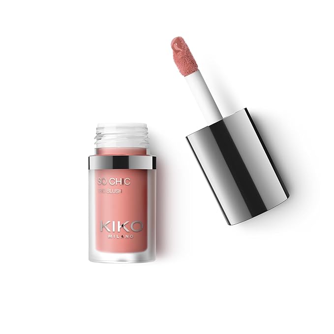 KIKO Milano So Chic Trio Blush 01, 3-In-1 Blush, Ideal For The Face, Eyes And Lips