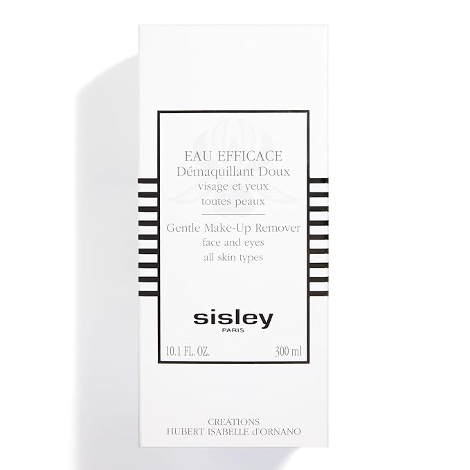 Sisley Paris Eau Efficace Gentle Make-Up Remover - 300 mL - Gentle, Rinse-Free Micellar Water Makeup Remover for Face & Eyes - Cleanses & Tones Skin