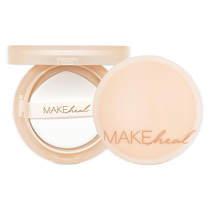 [Makeheal] 1.P.L Cushion with SPF 40 PA++, Conceal Blemishes and Reduce Redness, A Full and All-Day Wear Coverage with a Lightweight Formula & Semi Matte Finish, Korean Beauty & Skincare (19N - Purity)