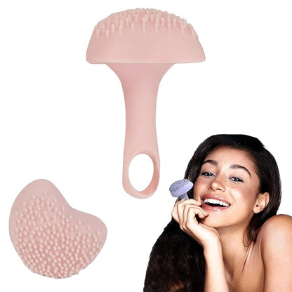 Silicone Freckle Stamp, Portable Waterproof Faux Freckles Applicator, Natural Freckles Makeup Tool for Women (Pink)