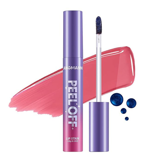 Jolilab Quick Lip Stain Peel Off,Wipe Off,Waterproof,Transfer proof,Highly Pigmented,Ultra Long Lasting Peel Off Lip Makeup With Matte finish for All-day Wear.（#04 Bright Coral）
