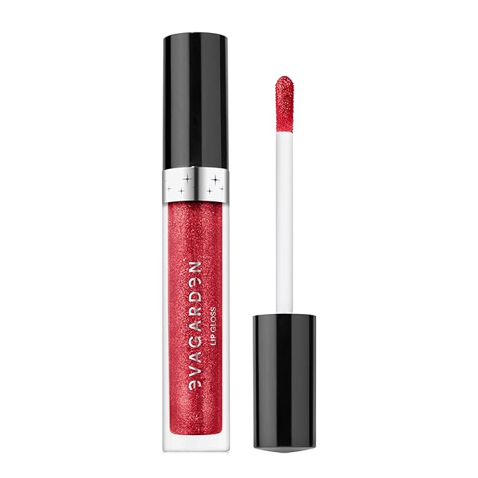 Diamond Lip Gloss - Concentration of Pearls Gives Dazzling Shine - Light and Moisturizing Film with Excellent Hold - Spreads Evenly with No Stickiness - 859 Bright Cherry - 0.09 oz