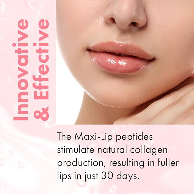 SORME Treatment Cosmetics LipThick Plumping Gloss for Shiny and Fuller Looking Lips | Doll Shade