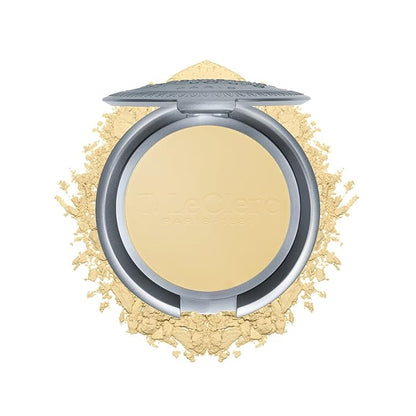 T. Leclerc Compact Pressed Powder - Super-Blendable Face Makeup Longwear Portable Matte Finish for Radiant Natural Medium to Full Coverage Airbrushing Mineral Based For Pores & Imperfections (Banane)