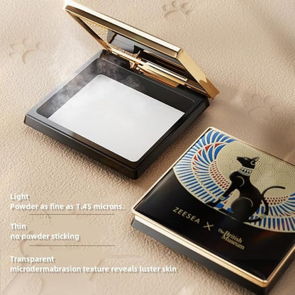 ZEESEA Pressed Powder Long Lasting Oil Control Facial Finishing Brighten Setting Powder Multi-use Foundation(#03 Translucent)