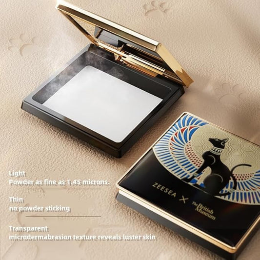 ZEESEA Pressed Powder Long Lasting Oil Control Facial Finishing Brighten Setting Powder Multi-use Foundation(#03 Translucent)