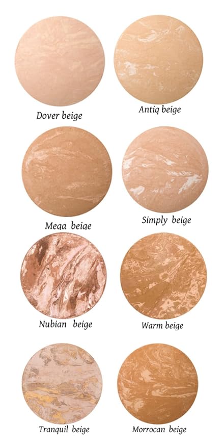Mineral Baked Foundation- A Vegan - Paraben - Gluten and Cruelty Free buildable Powder Makeup Foundation (Antique Beige)