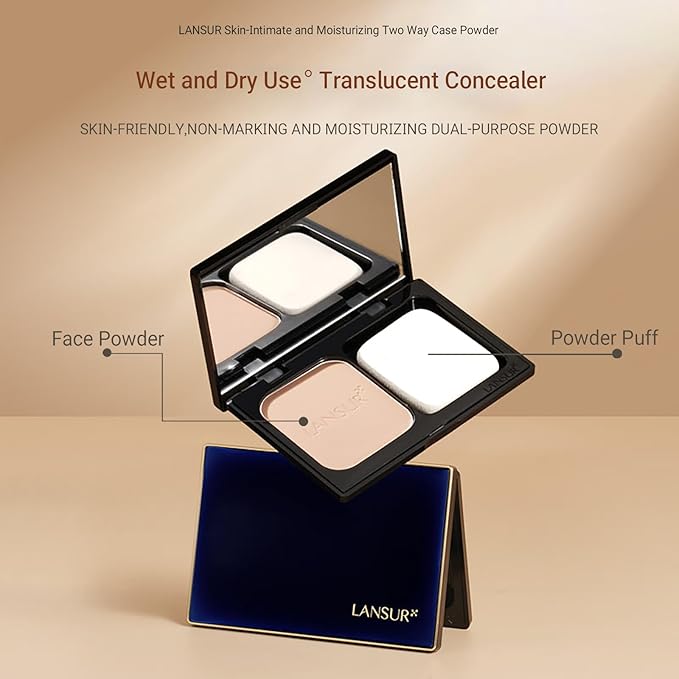 Face Powder-Matte Pressed Powder, Lightweight, Blurs Imperfections and Pores, Longwear Sets Makeup, Suitable for Use on The Go (01 LIGHT, 0.42oz)