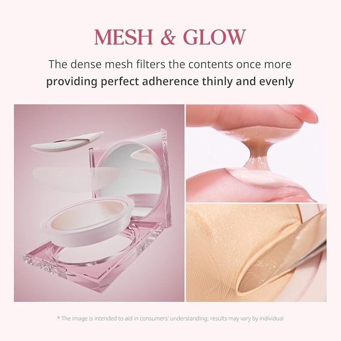 CLIO Kill Cover Mesh Glow Linen Cushion Foundation [2 Refill Included]