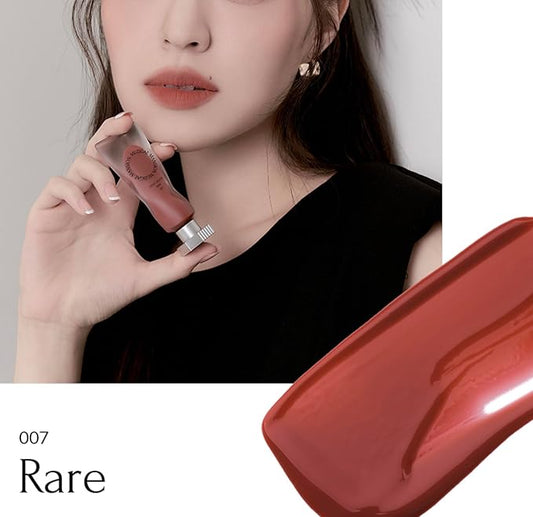 Objet Water Lip Stain Matte Lipstick – (Watery to Blurry Tint), Long-Lasting, Hydrating, Waterproof Wear – K-Beauty Liquid Lipstick for Women, Bold Red Tinted Gloss (007 RARE)