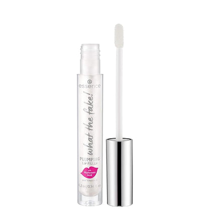 essence | What the Fake! Plumping Lip Filler | Lip Gloss for Full, Voluminous Lips | Translucent Pearly Finish | Vegan & Cruelty Free, Gluten Free, Paraben Free
