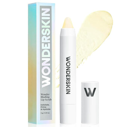 Wonderskin Lip Stain Peel Off Masque (XOXO), with Lip Scrub and Clear Lip Gloss