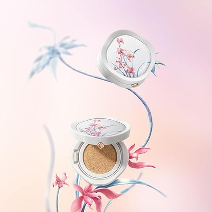 FLORASIS Flawless Jade Breathable Longwear Cushion Foundation (Ode to Embroidery) (N25 Rippling Lotus, 1 Count)