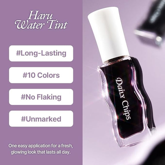 'Haru Water Tint' (Korean Lip Stain/Lip Tint) (Brown Red, 1ea)