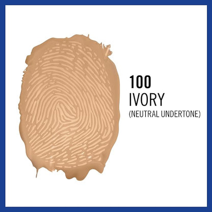 Rimmel London Match Perfection Foundation Spf20 100 Ivory 30ml