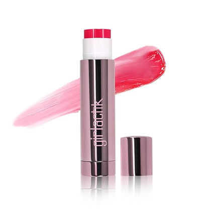Girlactik Jello Gloss Balm – Hydrating Lip Gloss with Natural Shine, Pink Lemonade Scent, Moisturizing, and Smooth, Perfect for Everyday Lip Care with a Glossy Finish, 0.15 oz (Camelia)