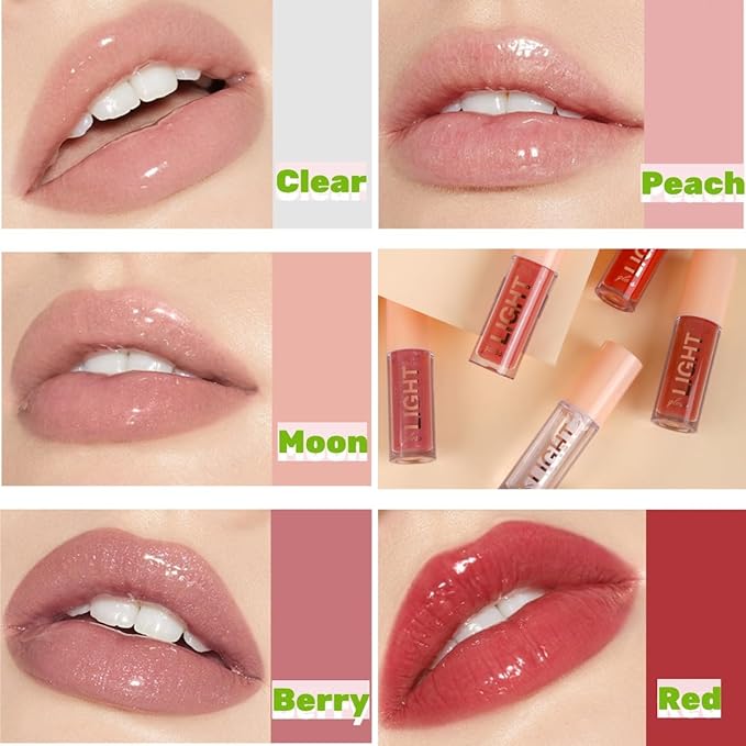 Lip Glow Oil Shiney Finish All-Day Wear Gloss for Daily Use Shimmer Bronze Berry