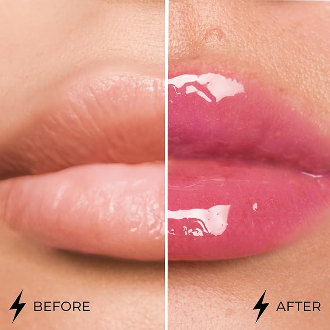 Dazzle Glow Crystal Clear Lip Gloss - Hydrating Lip Gloss - Non Sticky Lip Gloss - Colored Lip Gloss - Lip Gloss Color - Mini Lip Gloss - Moisturizing Lip Gloss - №406 Empower