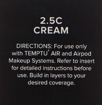 TEMPTU Perfect Canvas Airbrush Foundation Airpod: Anti-Aging Long-Wear Makeup, Buildable Coverage Semi-Matte, Natural Finish