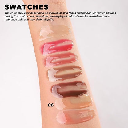 YOUNG VISION Lip Glow Oil, Lip Gloss with Jojoba Seed Oil, Moisturing and Plumping,0.20 fl oz(Pack of 1)