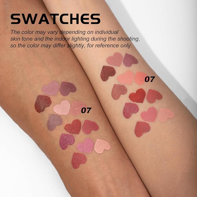YOUNG VISION Gourd-Shaped Precision Liquid Lipstick & Lipliner - Nude Matte Perfection