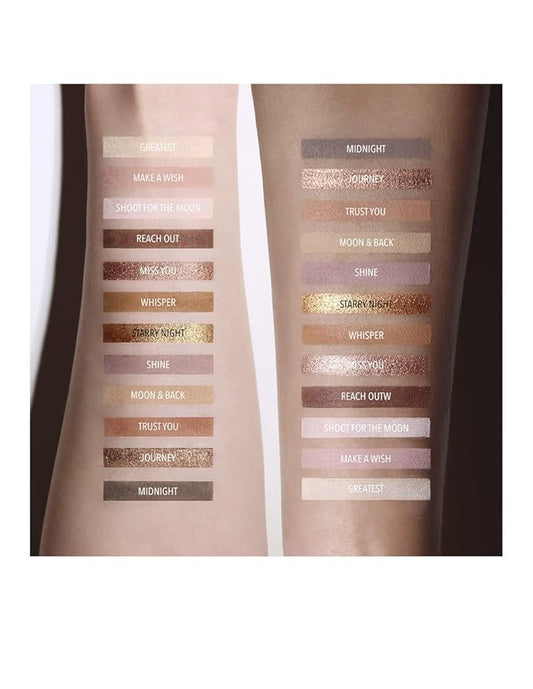 Among The Stars Palette - Makeup Palette - Eye Shadow - 12.3cm x 2.3cm x 12.3cm - 0.05 Fl Oz - 12 Shades - Vegan - Cruelty-Free - Gluten-Free - Phthalate Free