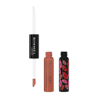 Rimmel London Provocalips 16hr Kiss-Proof Lip Color Bundle - 750 Heart Breaker & 730 Make Your Move, .14 fl.oz. Each