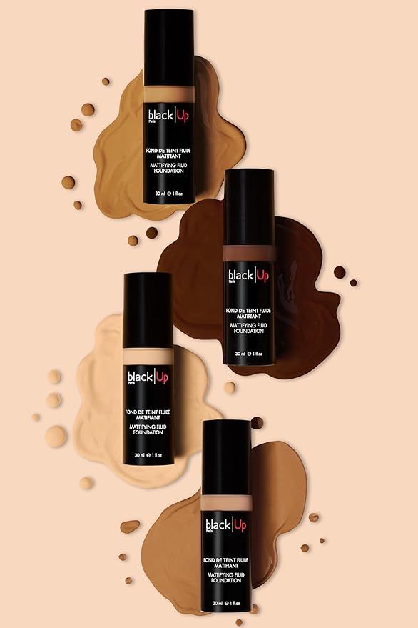 black Up Matifying Fluid Foundation #08