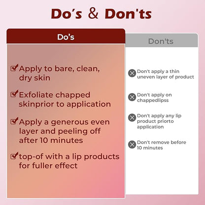 Lip Liner Stain Peel Off with Tweezer, Long Lasting Matte Lip Tattoo, Highly Pigmented Color Lip Makeup, Waterproof, Transfer-proof Lipstain for Women, for All Skin Types