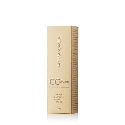 CC Cream with SPF 20 - Natural | Primes + Perfects + Protects | Anti-Aging Tinted Facial Moisturizer | Non-Oily Dewy Finish | 1.18 Fl oz/35ml
