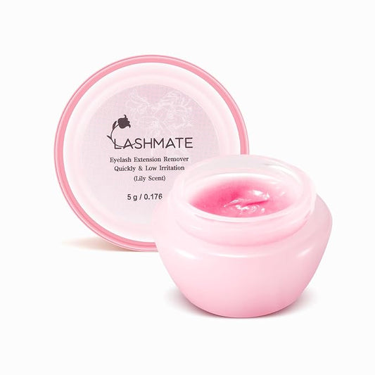 lily Scented Cream Lash Remover for Lash Extensions - Gentle Eyelash Extensions Adhesive Dissolver - Salon-use Eyelash Extensions Remover - 5g