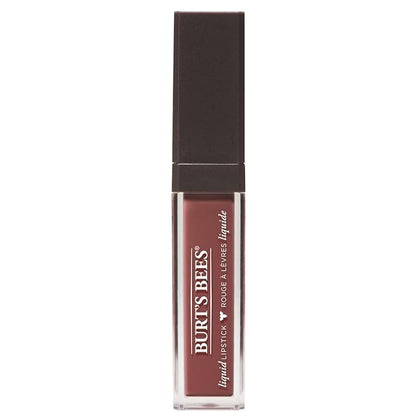 Burt's Bees 100% Natural Glossy Liquid Lipstick, Tidal Taupe, 1 Tube