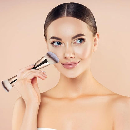 PHOERA CC Cream Foundation With SPF,PHOERA Full Coverage Foundation Color Correcting Cream,3 Pcs Cream Contour Stick Makeup Kit, Shades with Highlighter Stick, Blush Stick and Bronzer Contour Stick